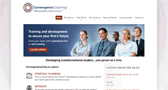 Desktop Screenshot of convergencecoaching.com